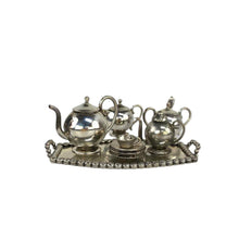 Load image into Gallery viewer, Sterling Silver Dollhouse Tea Set