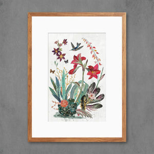 Gunnison Garden - Hummingbird Signed Print