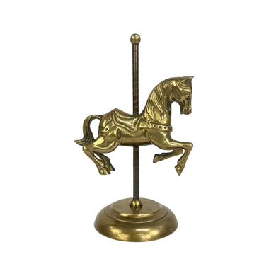 Brass Carousel Horse