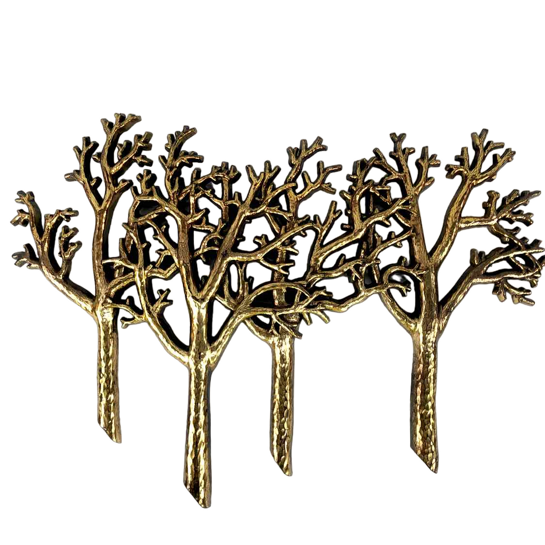 Gold Trees Wall Hanging