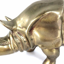 Load image into Gallery viewer, Brass Rhinoceros