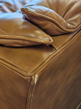 Load image into Gallery viewer, Camel Leather Sofa
