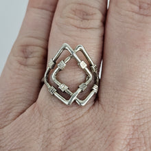 Load image into Gallery viewer, Sterling Silver Overlapping Ring