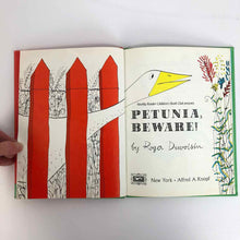 Load image into Gallery viewer, Petunia Beware Children&#39;s Book