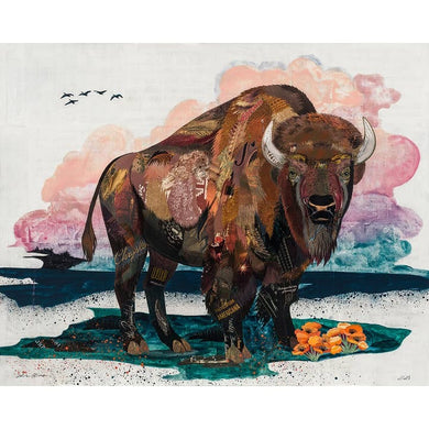 Westward Bison Print