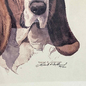 Basset Hound Dog Print