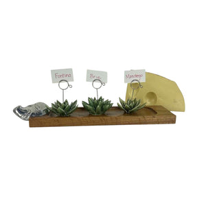 Porcelain Succulent Card Holder