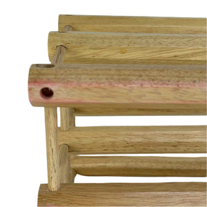 Wooden Dowel Wine Rack