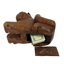 Load image into Gallery viewer, Thai Cat Teak Sculpture