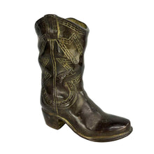 Load image into Gallery viewer, Brass Cowboy Boot Vase