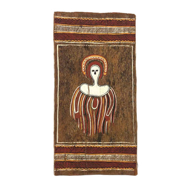 Aboriginal Wandjina Bark Painting