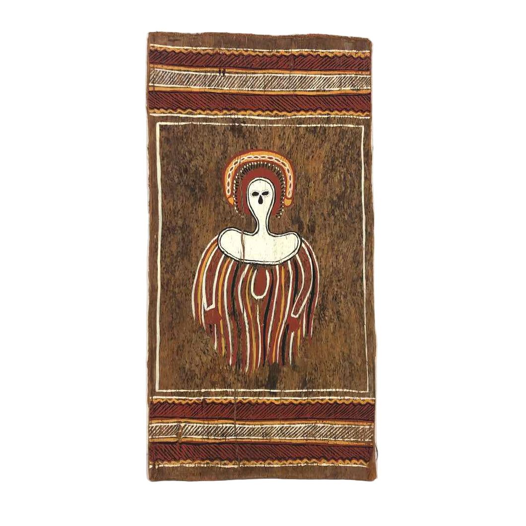 Aboriginal Wandjina Bark Painting