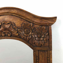 Load image into Gallery viewer, Carved Wooden Mirror