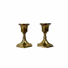 Load image into Gallery viewer, Small Brass Candleholders