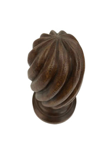 Carved Wooden Finial Sculpture