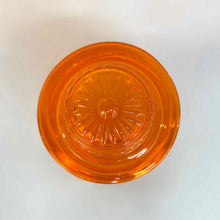 Load image into Gallery viewer, Mod Orange Glass Canister