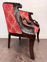 Load image into Gallery viewer, French Empire Swan Chair