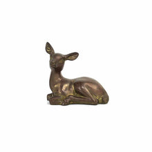 Load image into Gallery viewer, Seated Brass Deer