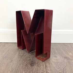 Enamel Letter M