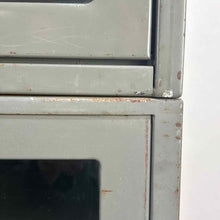 Load image into Gallery viewer, Gray Metal Barrister Bookcase