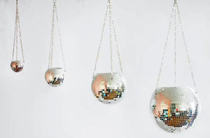 Disco Ball Hanging Planter