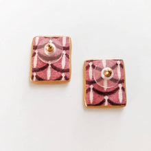 Load image into Gallery viewer, Aurora Upcycled Stud Earrings