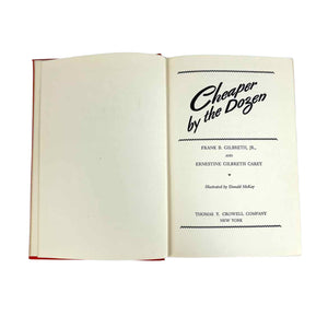 Cheaper by the Dozen Book