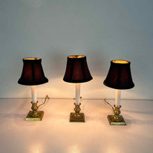 Load image into Gallery viewer, Tiny Brass Candlestick Lamp