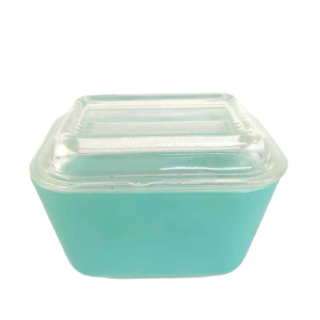 Small Turquoise Fridge Bin