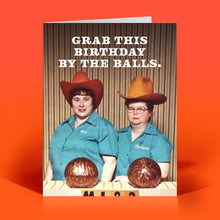 Load image into Gallery viewer, By the Balls Birthday Card