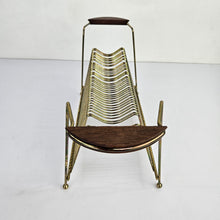 Load image into Gallery viewer, Gold Wire Record Rack