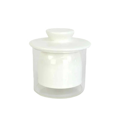 Porcelain & Glass Butter Bell