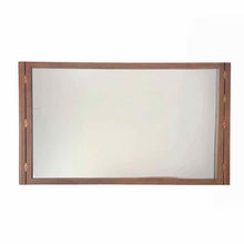 Load image into Gallery viewer, Modern Pecan Framed Mirror