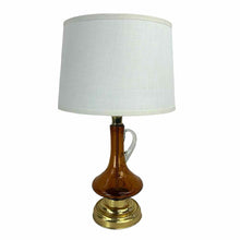 Load image into Gallery viewer, Amber Glass Decanter Lamp