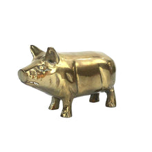 Load image into Gallery viewer, Small Brass Pig