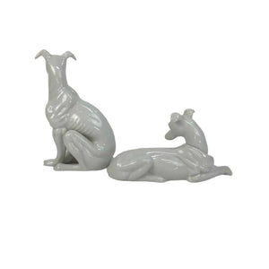 Porcelain Greyhound Dogs