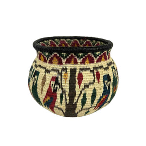 Woven Parrot Mini Basket
