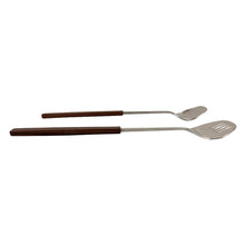 Load image into Gallery viewer, Modern Walnut &amp; Steel Utensils