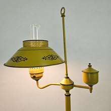 Load image into Gallery viewer, Mustard Toleware Floor Lamp