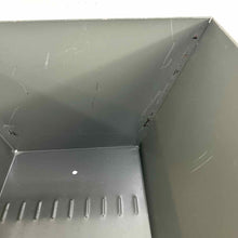 Load image into Gallery viewer, Gray Metal Bin