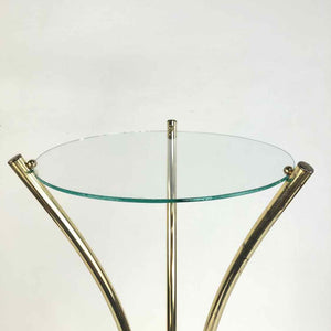 Skinny Gold Metal Table