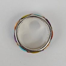 Load image into Gallery viewer, Multicolor Inlaid Stone Ring