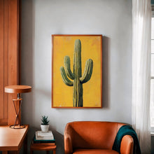 Load image into Gallery viewer, Saguaro Oil Painting Print