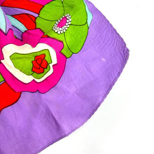 Load image into Gallery viewer, Floral 1960s Scarf