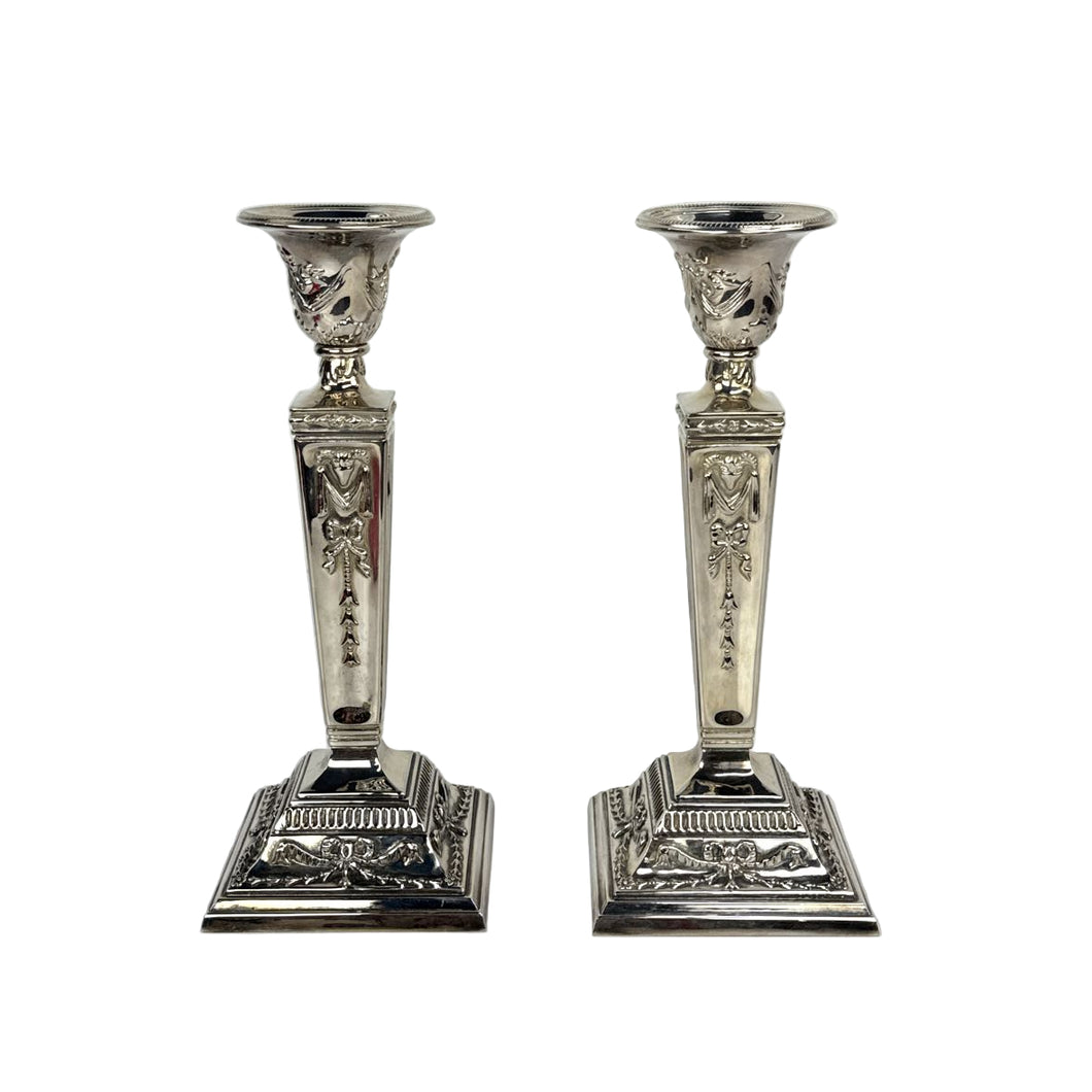 Silver Candleholders