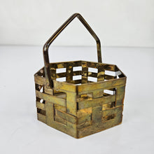 Load image into Gallery viewer, Woven Brass Basket