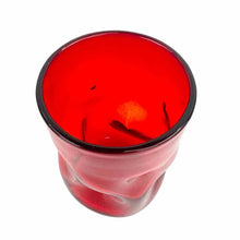 Load image into Gallery viewer, Ruby Red  Blenko Dimple Glass
