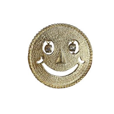 Smiley Face Brooch Pendant