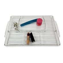 Load image into Gallery viewer, Divided Glass Hostess Tray