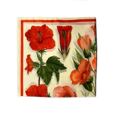 Load image into Gallery viewer, Hibiscus Flowers Silk Scarf